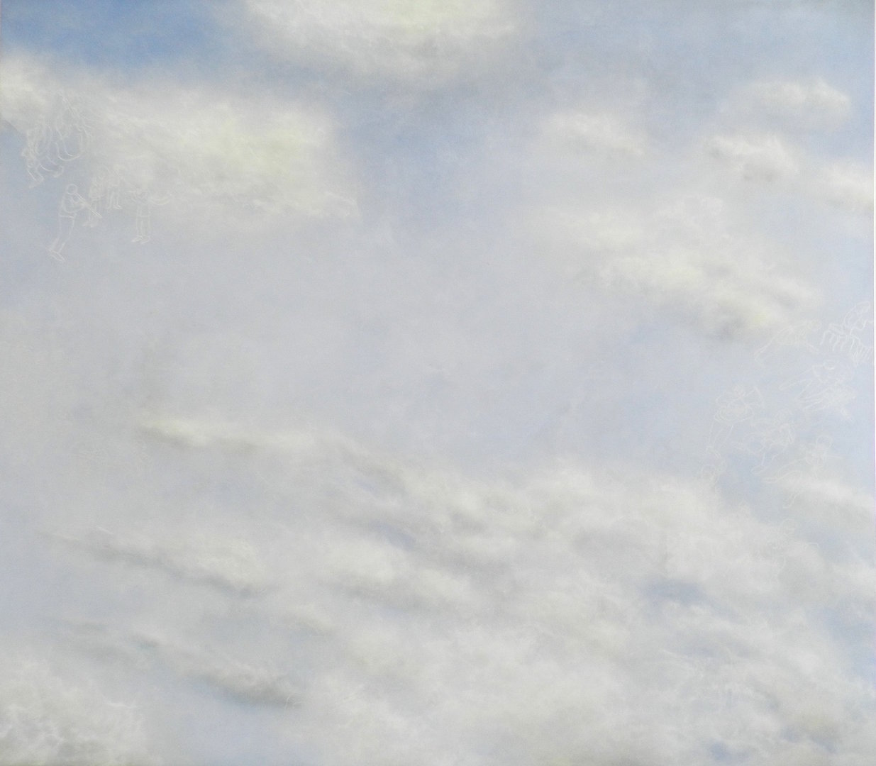Das Blaue vom Himmel, 150x170 cm
